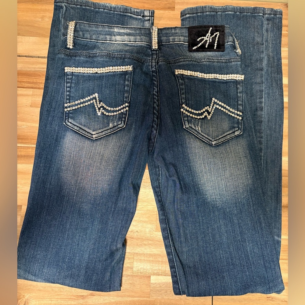 Embellished Blue Jeans